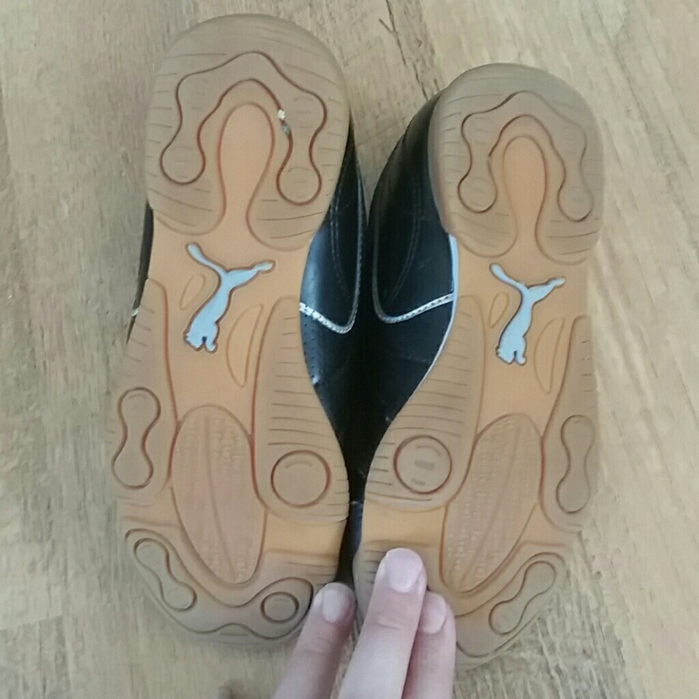 Puma‎ Kids 1.5 Black Lace Up Sneaker Shoes - Picture 4 of 6